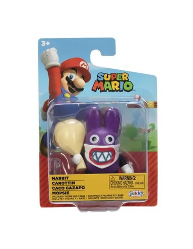 Super mario personaggio nabbit 8 cm JAK40999-3 Jakks Pacific | Futurartshop.com