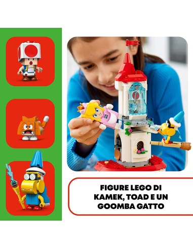 Lego super mario 71407 peach cat and ice tower costume LEG6379543 Lego | Futurartshop.com