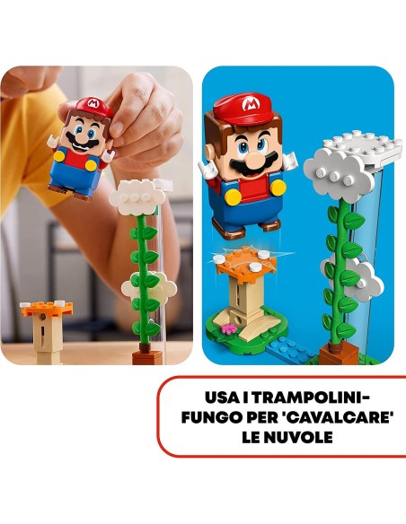 Lego super mario 71409 sfida sulle nuvole di spike gigante LEG6379551 Lego | Futurartshop.com