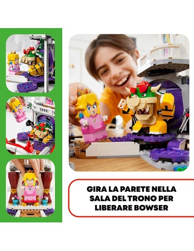 Lego super mario 71408 castello di peach LEG6379547 Lego | Futurartshop.com