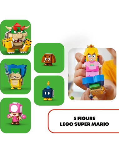 Lego super mario 71408 castello di peach LEG6379547 Lego | Futurartshop.com