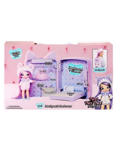 Na na na surprise lilla kitty set 3 in 1 backpack bedroom MGA585572EUC MGA | Futurartshop.com