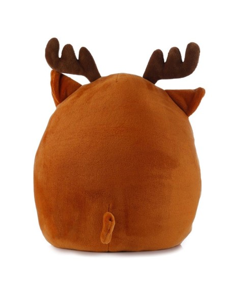 Cuscino reversibile babbo natale-renna in peluche PUCXCUSH324  | Futurartshop.com