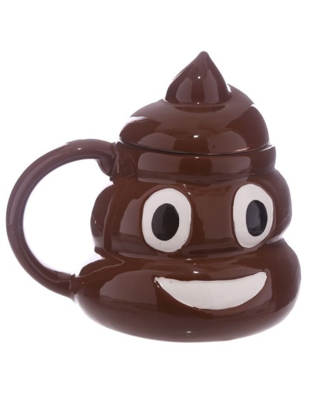 Mug with lid poop PUCMUG240  | Futurartshop.com