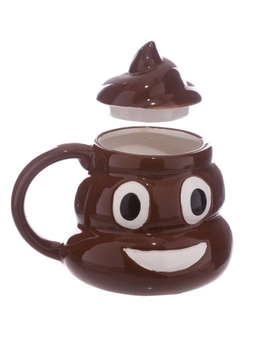Mug with lid poop PUCMUG240  | Futurartshop.com