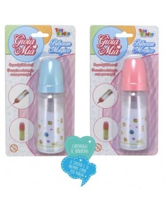 Gioia Mia Magic Baby Bottle Pink or Blue Doll Accessory TOY26907 Toys Garden | Futurartshop.com