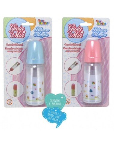 Gioia Mia Biberon Magico Rosa o Celeste Accessorio TOY26907 Toys Garden | Futurartshop.com
