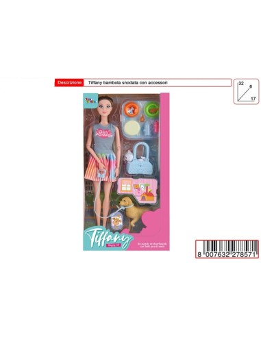 Tiffany bambola happy life a passeggio TOY27857 Toys Garden | Futurartshop.com