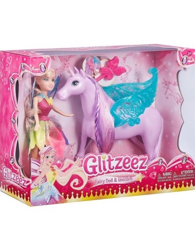 Glitzeez fairy doll with unicorn TOY111023  | Futurartshop.com