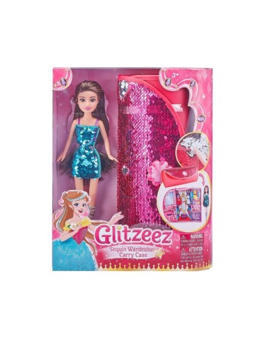 Glitzeez bambola con borsetta guardaroba glitter TOY111022  | Futurartshop.com