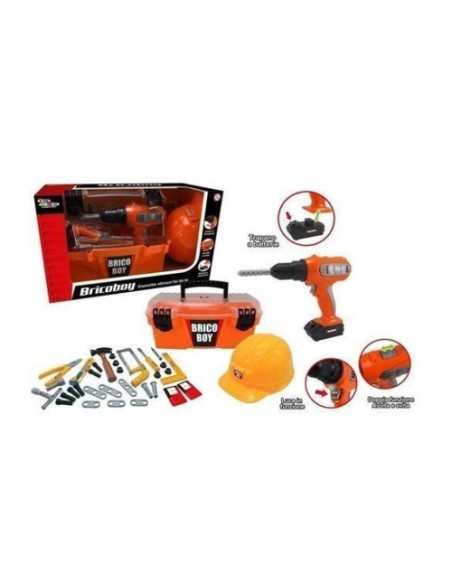 Brico Bo attrezzi tool case 23 pieces 3 colors TOY27262 Toys Garden | Futurartshop.com