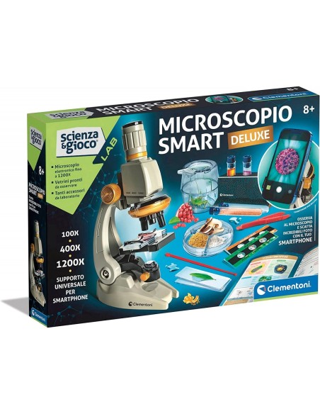Science and game microscope smart delux CLE19310 Clementoni | Futurartshop.com
