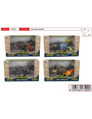 Mega dinosaurs 2 dinosaurs the Jurassic world assorted TOY27803 Toys Garden | Futurartshop.com