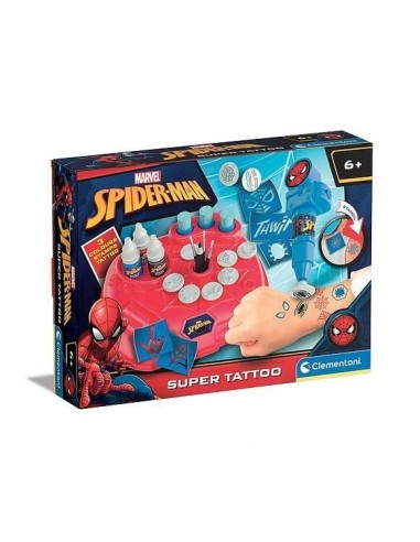 Spider-man laboratorio super tattoo CLE18725 Clementoni | Futurartshop.com