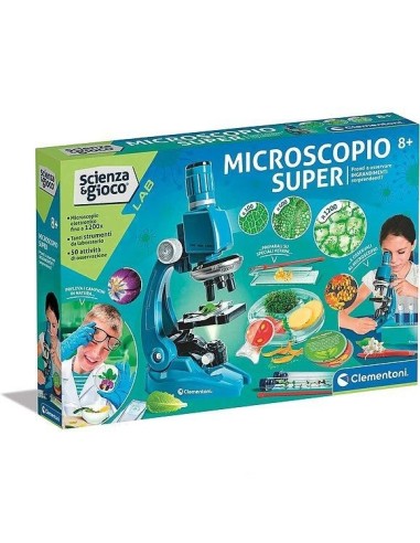 Science and game super microscope CLE19293 Clementoni | Futurartshop.com