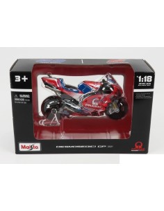 Ducati pramac desmosedici GP2021 motorcycle on 1:18 scale GOL34379 Goliath | Futurartshop.com