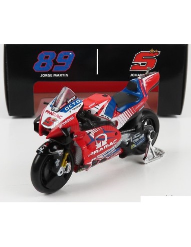 Ducati pramac desmosedici GP2021 moto su scala 1:18 GOL34379 Goliath | Futurartshop.com