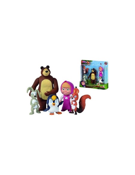 Masha and the bear set with 5 mini characters SIM109306100 Simba Toys | Futurartshop.com