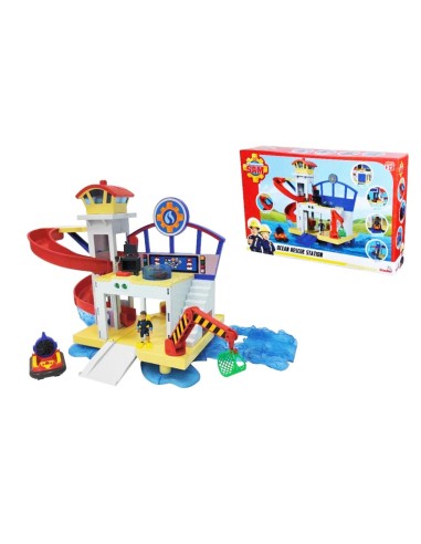 Sam the firefighter ocean rescue station SIM109252518038 Simba Toys | Futurartshop.com