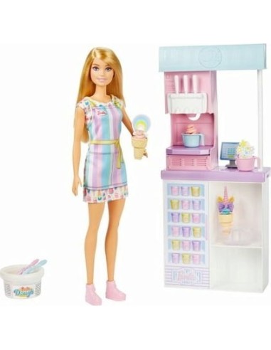 Barbie ice cream parlor plaset FICHCN46 Mattel | Futurartshop.com