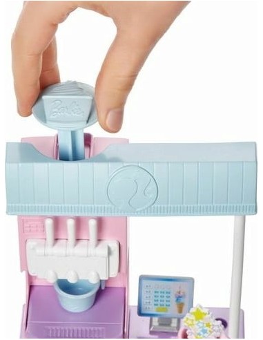 Barbie ice cream parlor plaset FICHCN46 Mattel | Futurartshop.com