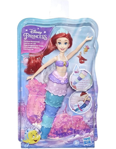 Disney principessa ariel con coda magia multicolor TOYF0399 Hasbro | Futurartshop.com
