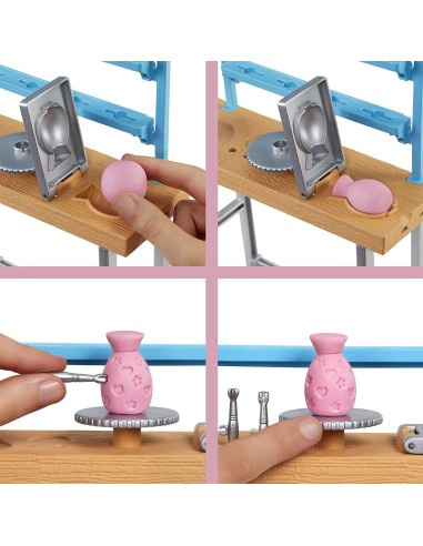 Barbie artist's atelier with doll and modeling paste TOYHCM85 Mattel | Futurartshop.com