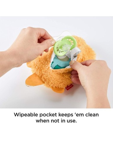 Fisher - price clipimals beaver pacifier holder TOYGKC49/GJD29 Fisher Price | Futurartshop.com