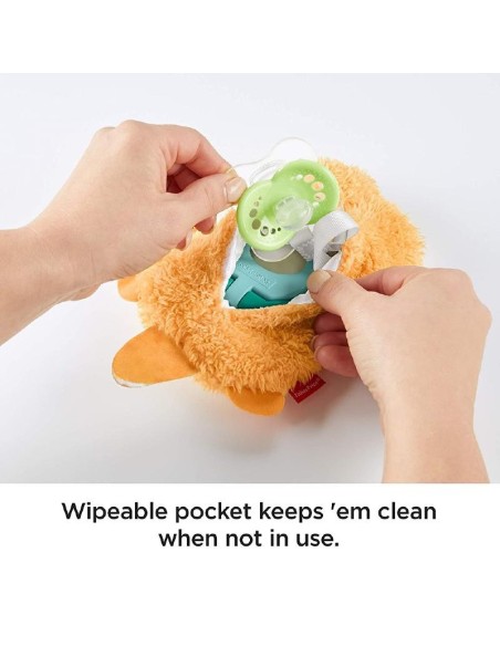 Fisher - price clipimals beaver pacifier holder TOYGKC49/GJD29 Fisher Price | Futurartshop.com