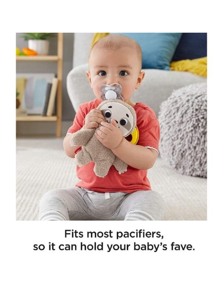 Fisher-price clipimals sloth pacifier holder TOYGKC49/GKC48 Fisher Price | Futurartshop.com