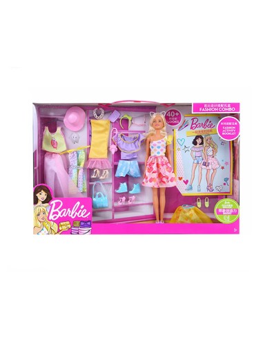 barbie fashion combo with 40 looks TOYGFB83 Mattel | Futurartshop.com