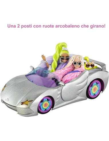 Barbie extra auto cabrio con cucciolo TOYHDJ47 Mattel | Futurartshop.com