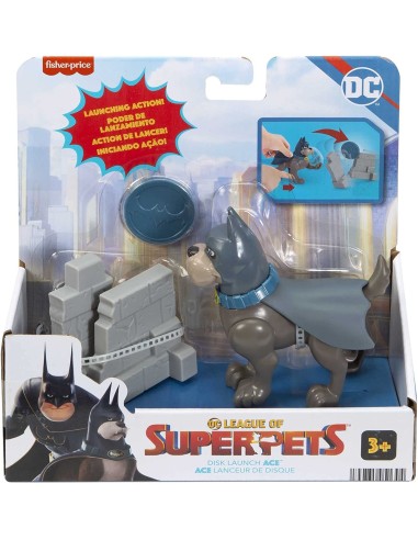 Fisher-price character ace throws discs superpets TOYHGL08/HGL11 Fisher Price | Futurartshop.com