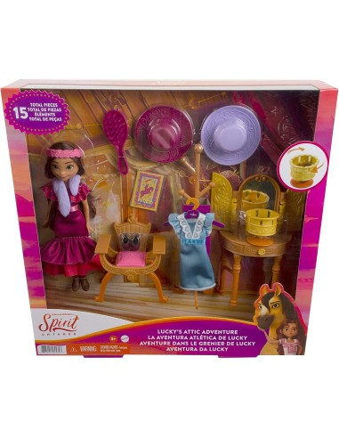 Spirit vanity set di lucky playset con bambola TOYGXF54 Mattel | Futurartshop.com