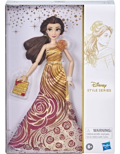 Disney principesse belle con vestito giallo rose style series TOYF1700 Hasbro | Futurartshop.com