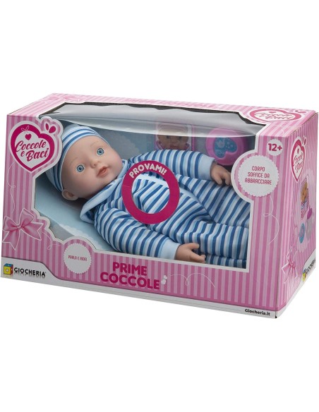 Cuddles and kisses sweet babies cuddles talks and laughs 2 colors GIOGGI190280 Giochi Preziosi | Futurartshop.com
