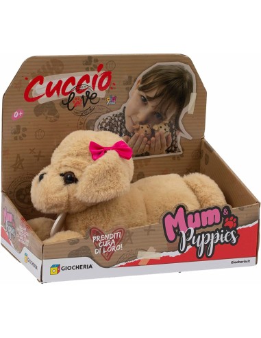 plush dog with puppies mum and puppies GIOGGI210150 Giochi Preziosi | Futurartshop.com