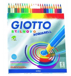 crayons à papier d'Aquarelle 24 giotto stilnovo 256600 Giotto- Futurartshop.com