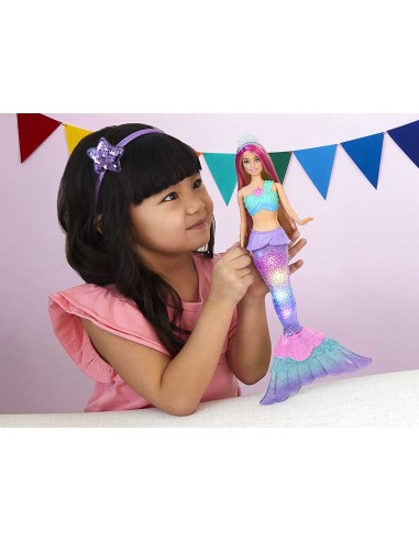 Barbie dreamtopia sirena luci scintillanti TOYHDJ36 Mattel | Futurartshop.com