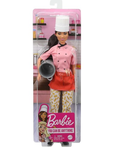 Barbie in carriera pasta chef TOYDVF50/GTW38 Mattel | Futurartshop.com