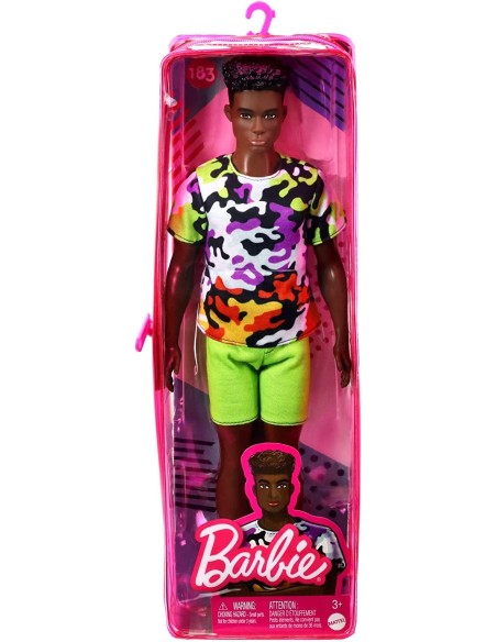 Barbie fashionistas ken con maglia camouflage TOYDWK44/HBV23 Mattel | Futurartshop.com