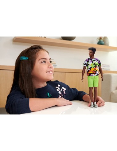 Barbie fashionistas ken with camouflage jersey TOYDWK44/HBV23 Mattel | Futurartshop.com