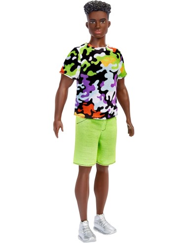 Barbie fashionistas ken with camouflage jersey TOYDWK44/HBV23 Mattel | Futurartshop.com
