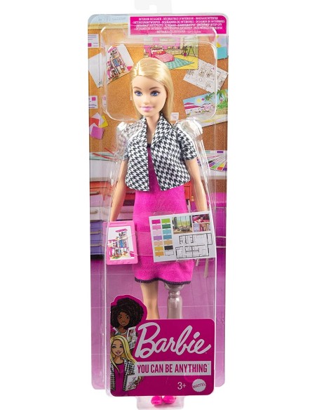 Barbie in carriera interior designer TOYDVF50/HCN12 Mattel | Futurartshop.com
