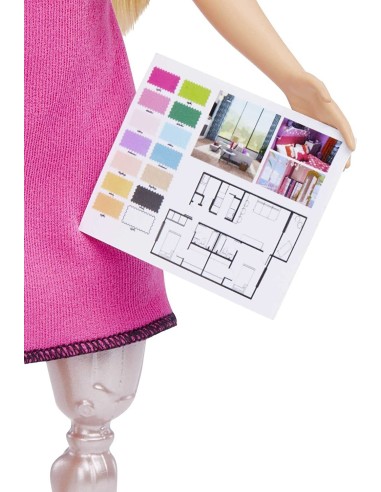 Barbie in career interior designer TOYDVF50/HCN12 Mattel | Futurartshop.com