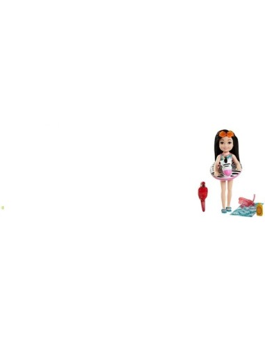 Barbie chelsea con salvagente zembra birthday TOYGRT80/GRT83 Mattel | Futurartshop.com
