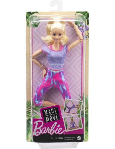 Barbie fashion rosa made to move TOYFTG80/GXF04 Mattel | Futurartshop.com