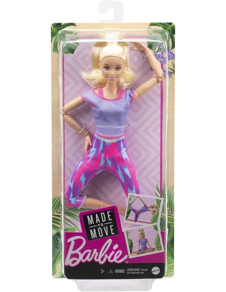 Barbie fashion rosa made to move TOYFTG80/GXF04 Mattel | Futurartshop.com