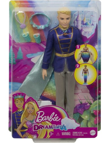 Barbie fashion ken 2 in 1 principe e tritone TOYGTF91/GTF93 Mattel | Futurartshop.com