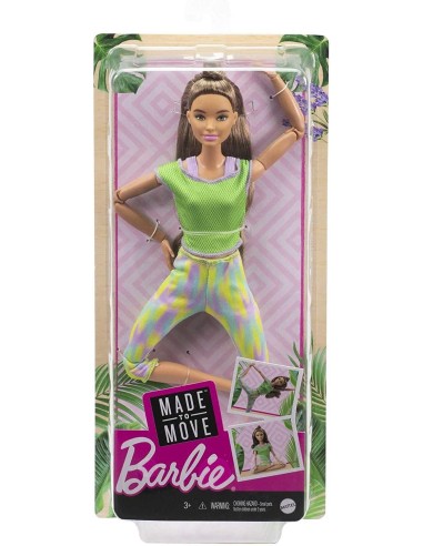 Barbie fashion top verde made to move TOYFTG80/GXF05 Mattel | Futurartshop.com